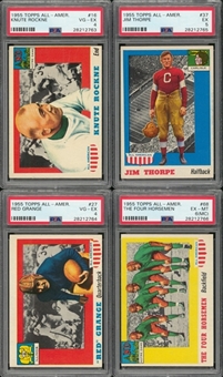 1955 Topps All American Football Complete Set (100)